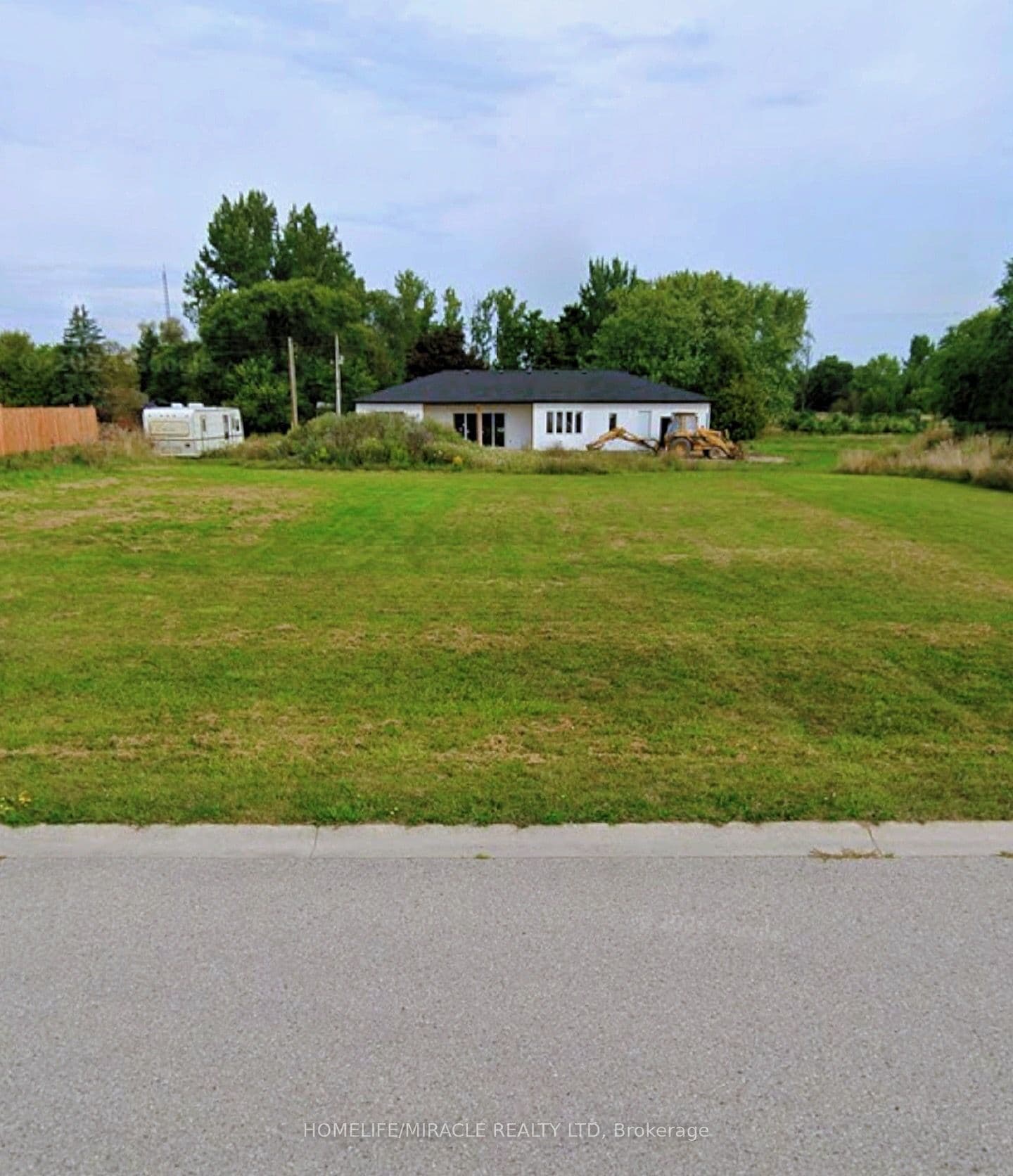 front View 130Ft Frontage by 132Ft Deep